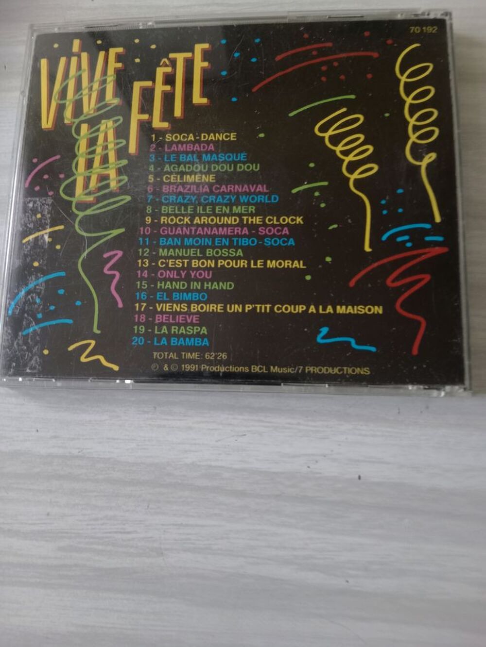 VIVE LA F&Ecirc;TE CD et vinyles