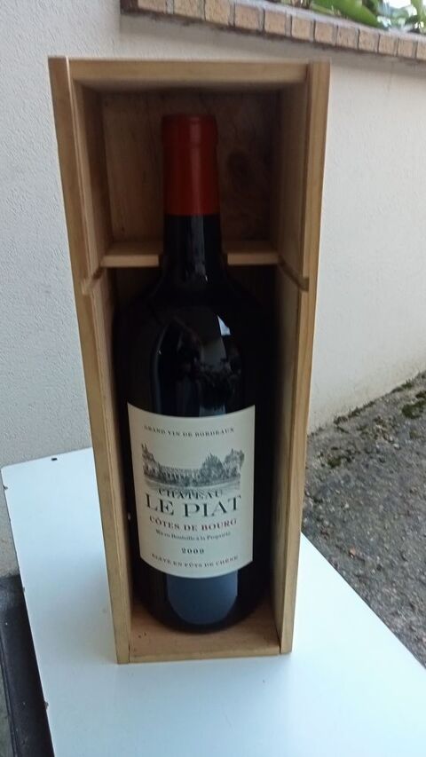 Double magnum Château Le Piat Côte de Bourg 2009 70 Houilles (78)