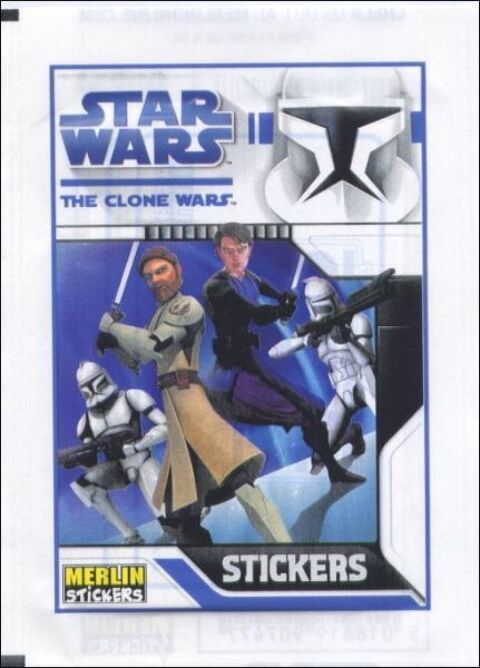Pochette Star Wars : The Clone Wars - Merlin - No Panini 3 Argenteuil (95)