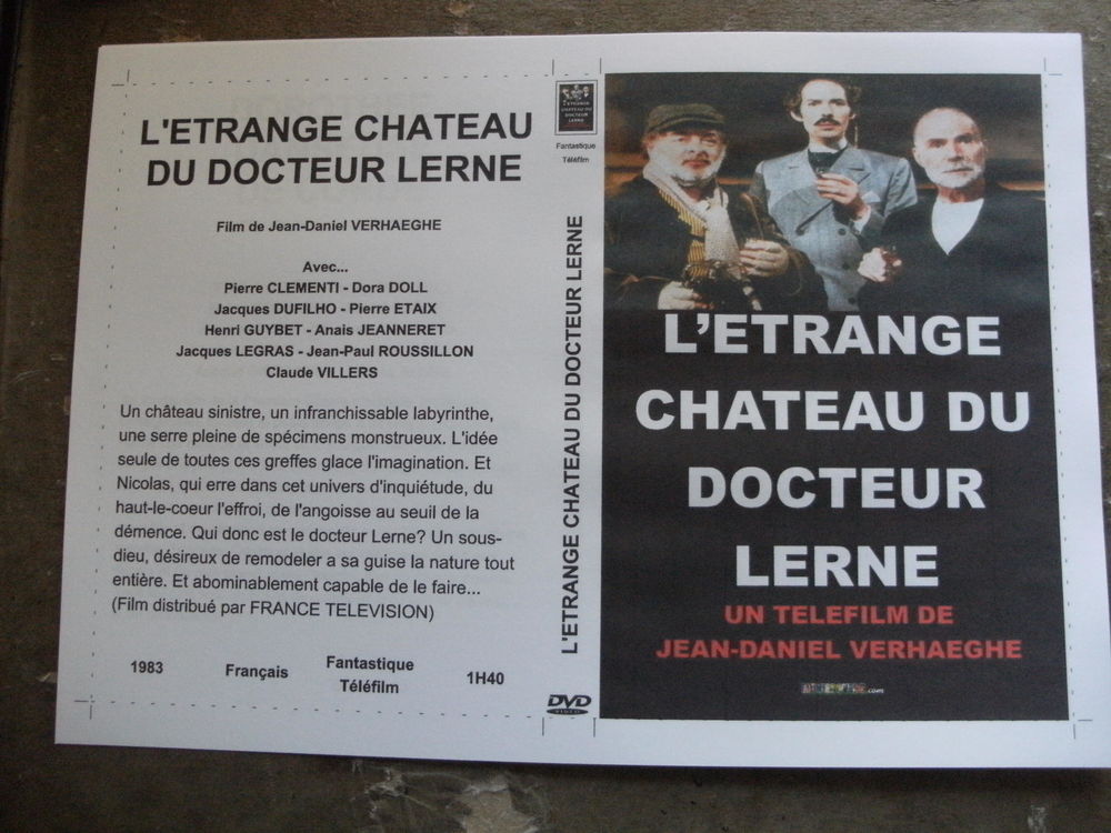 Rare film : " L 'etrange chateau du docteur Lerne " DVD et blu-ray
