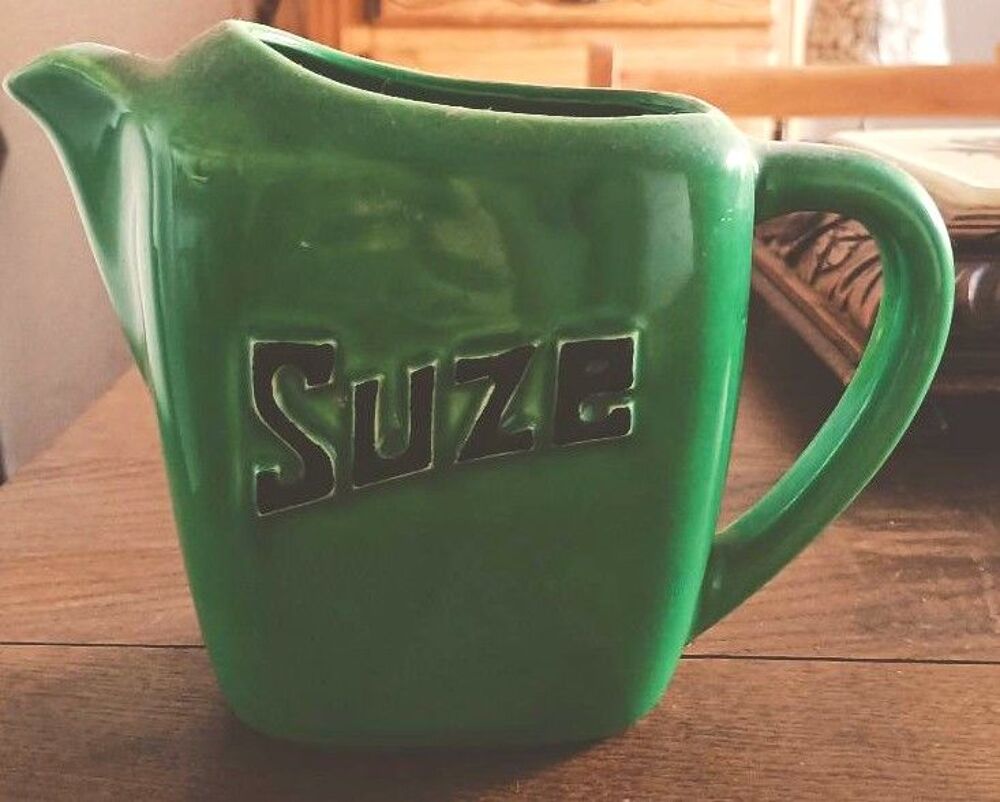 Pichet SUZE vert ann&eacute;es 60 Décoration