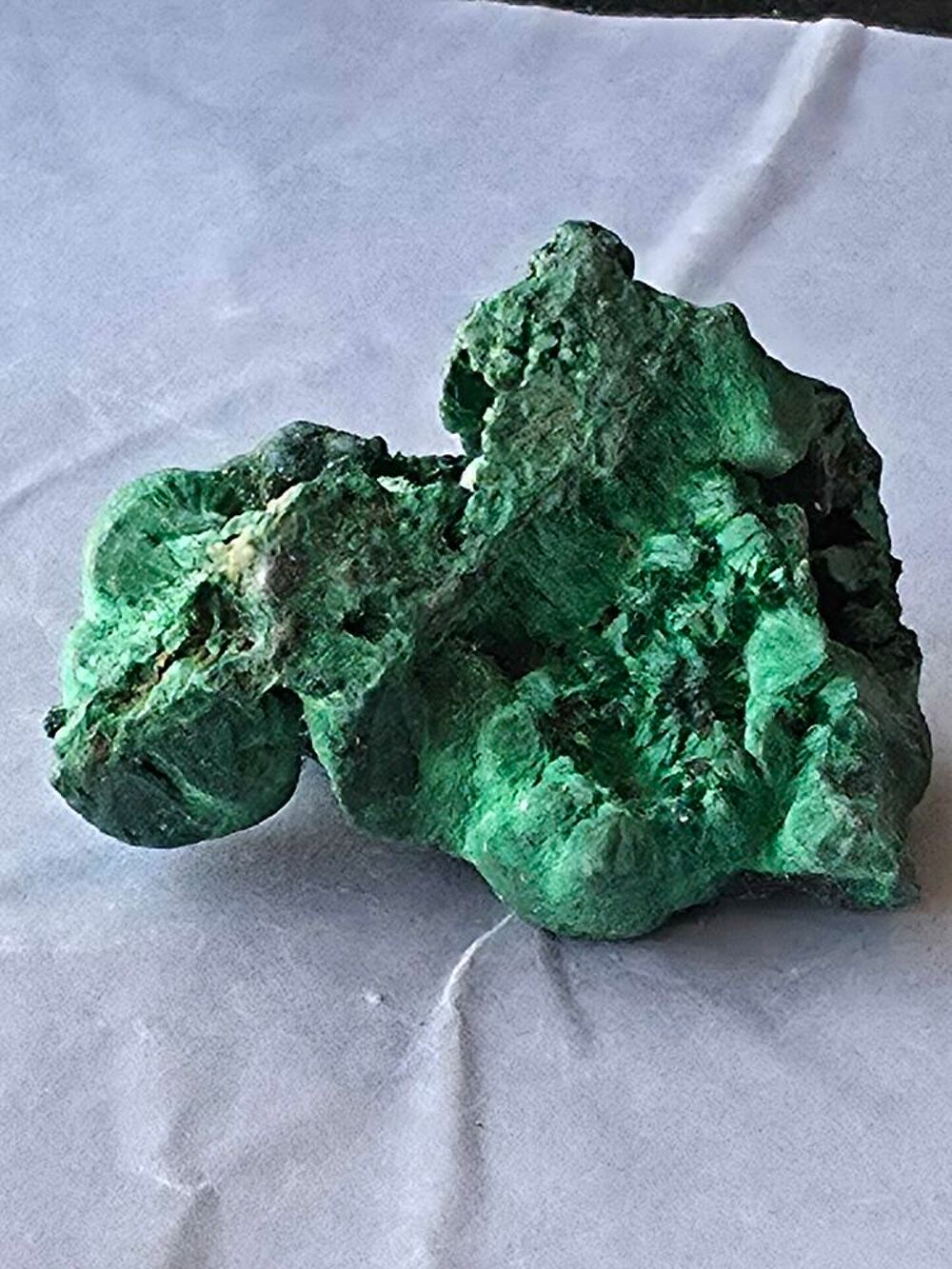 Pierre Naturelle Malachite Stalactite Fibreuse Katanga RDC 58g Collection 