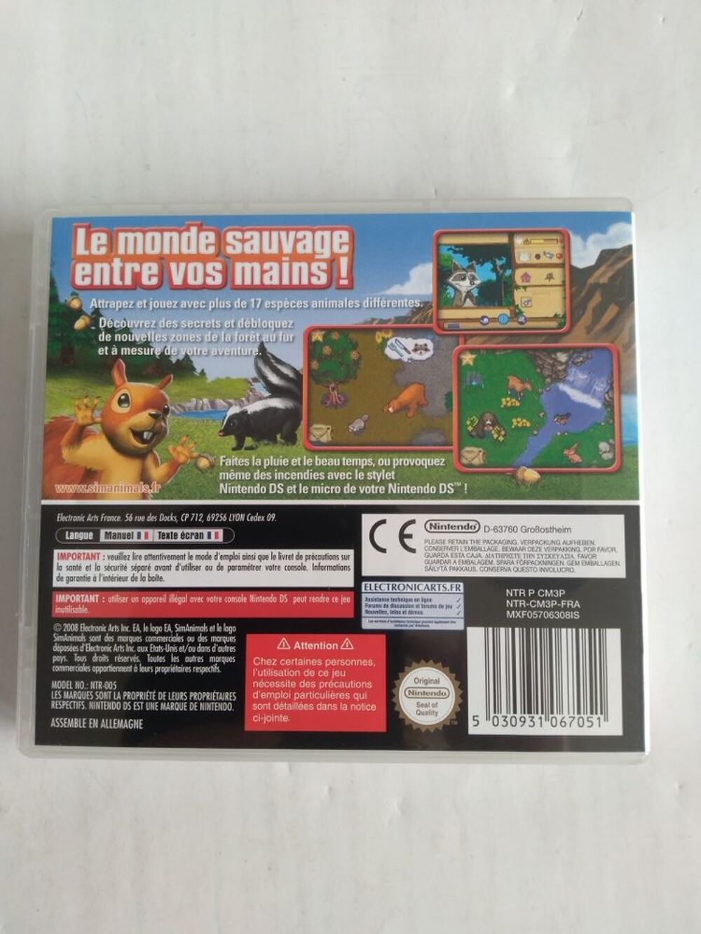 Jeu DS SimAnimals Consoles et jeux vidéos