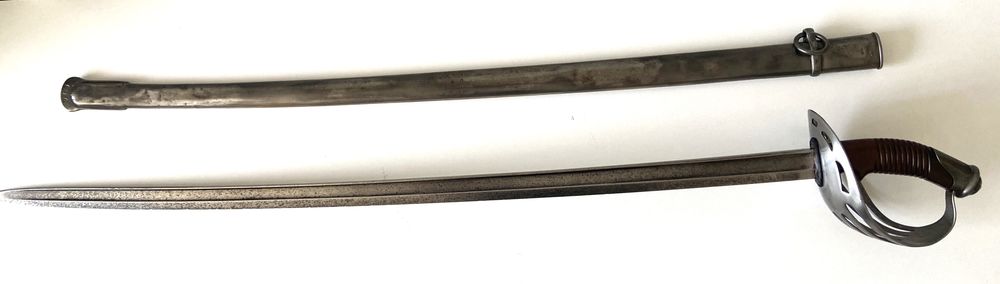 Sabre Fran&ccedil;ais de Cavalerie Lourde Cuirassier Dragon 1890 