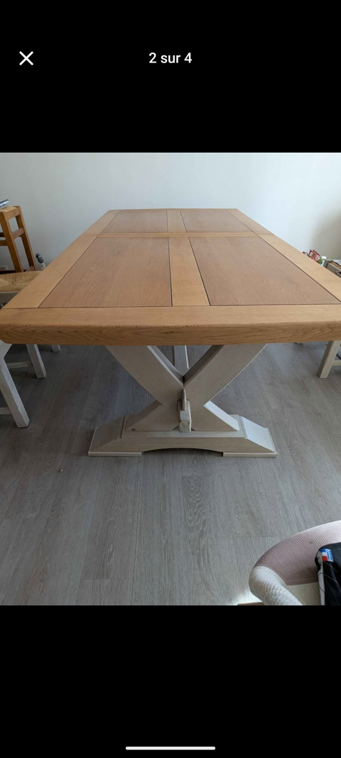 Salle  manger en bois massif complte ou vendue sparment 3500 Ballan-Mir (37)