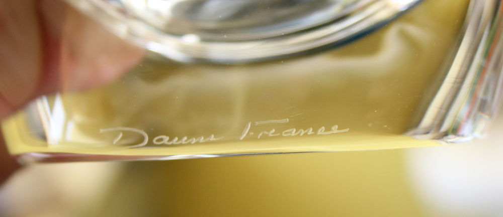 Grande Chouette cristal DAUM France 1970 