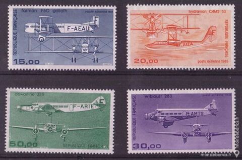 Timbres poste aérienne france neufs 1984 -1987 18 Joué-lès-Tours (37)