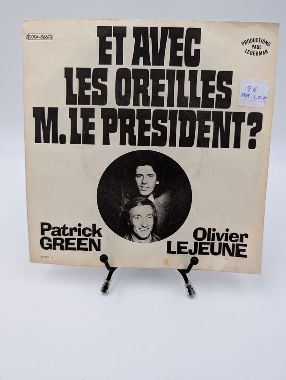 Vinyle 45 tours Patrick Green / Olivier Lejeune : Et avec... CD et vinyles