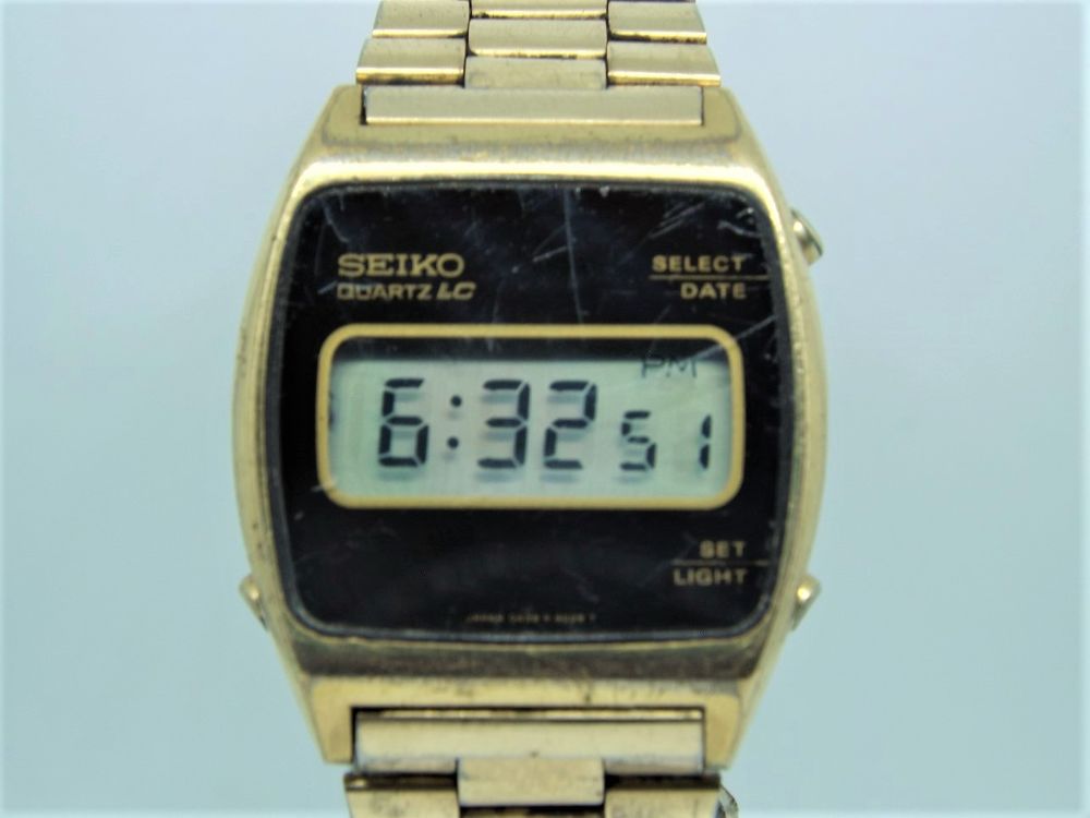 Rare montre Seiko LCD LC 0439-4029 1977 excellent &eacute;tat Bijoux et montres