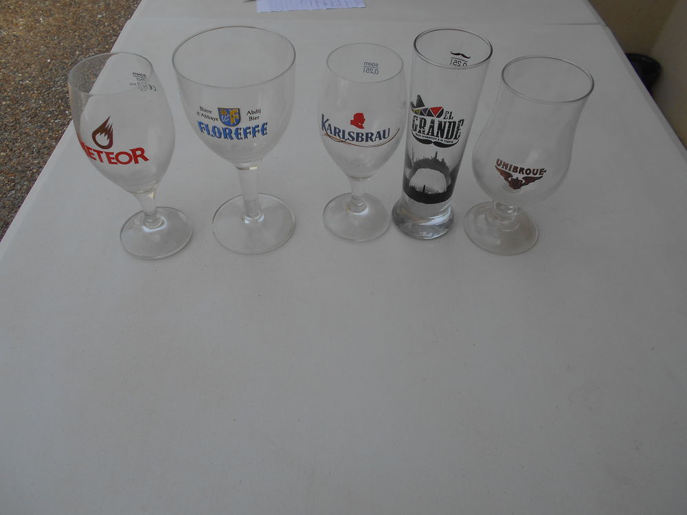 verre &agrave; bi&egrave;re Décoration