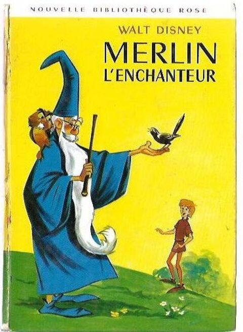 bibliotheque rose - merlin l'enchanteur - 1969 0 Fougres (35)