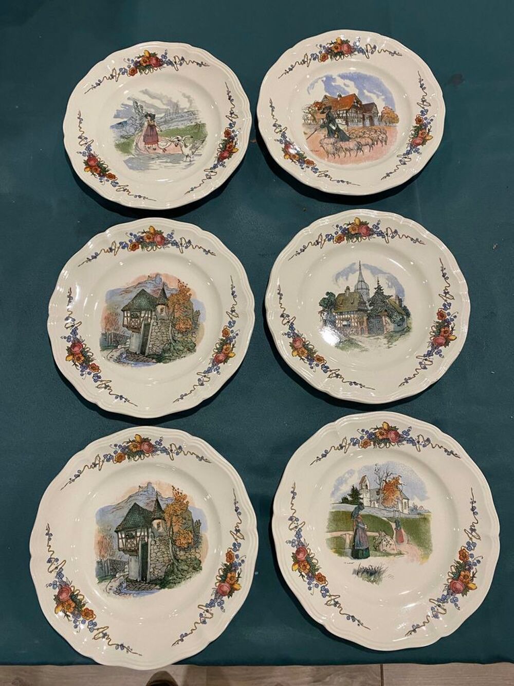 vaisselles Sarreguemines Obernai 