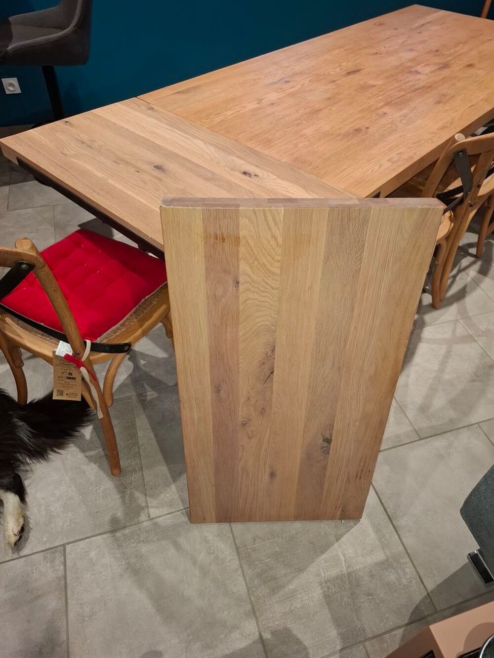Table &agrave; manger bois et m&eacute;tal Meubles