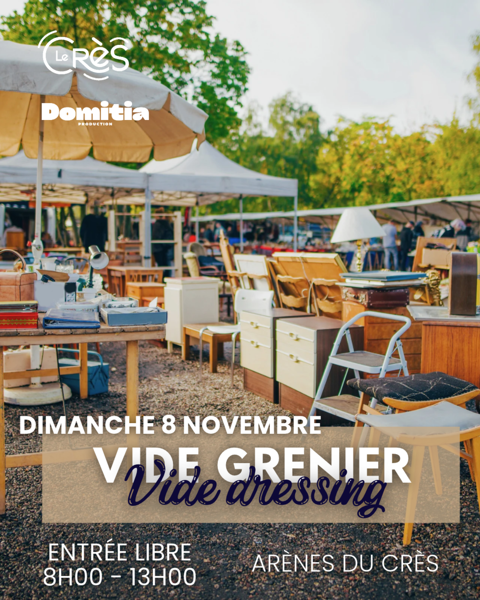Vide grenier Vide dressing Le Crès (34)