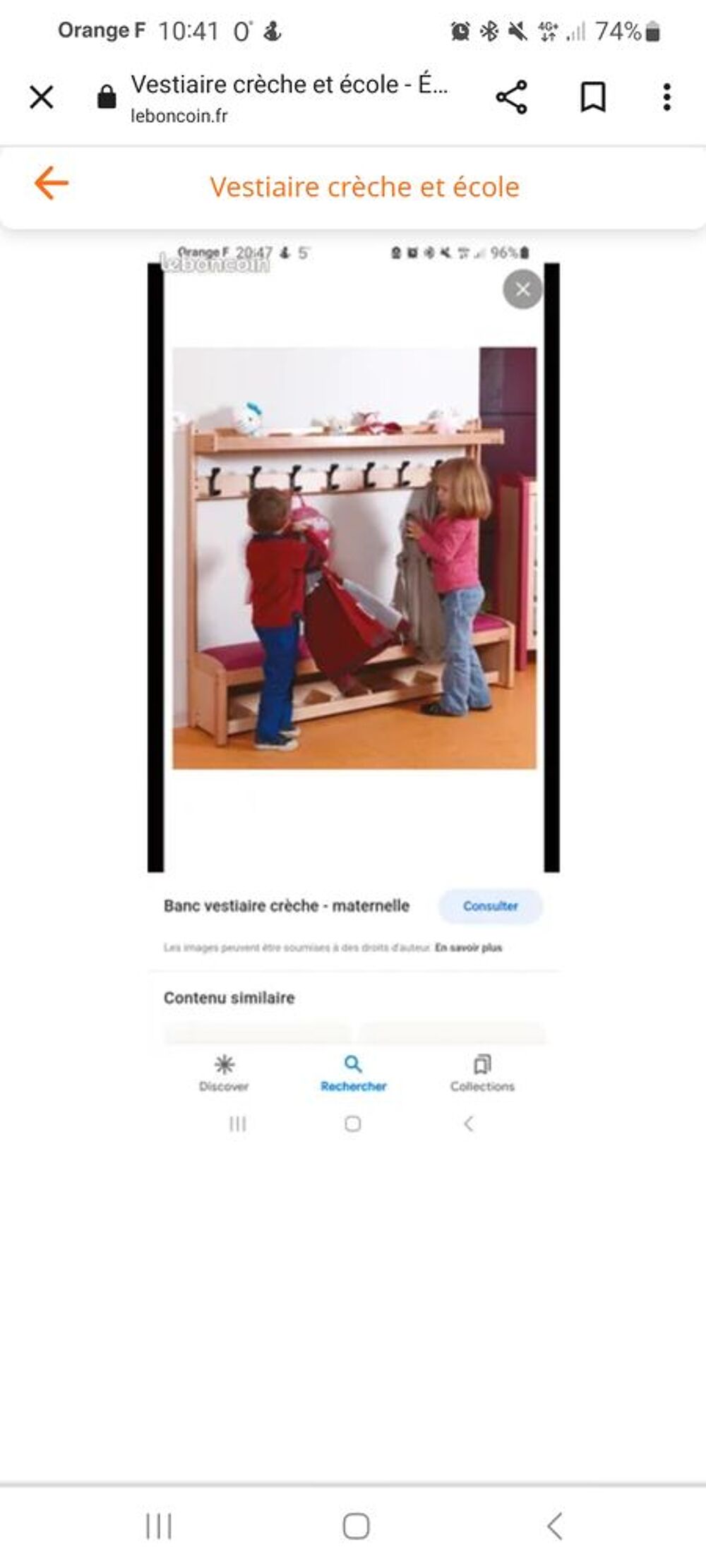 Vestiaire &eacute;cole et cr&egrave;che Puériculture