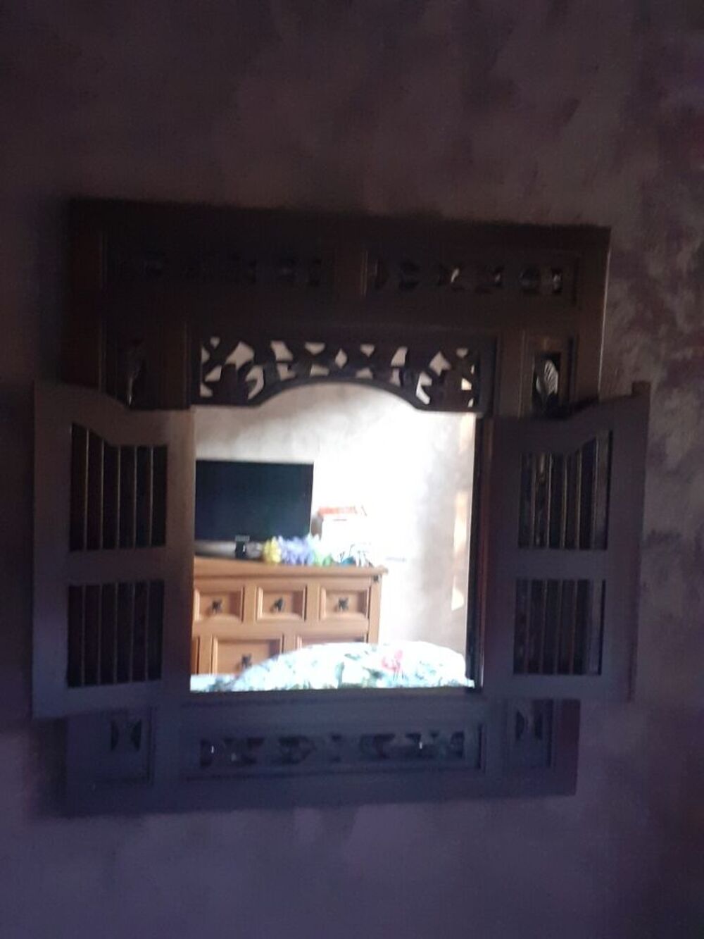 Miroir &agrave; persiennes Décoration