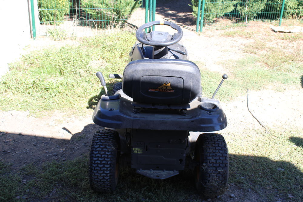 micro tracteur tondeuse Mcculloch &eacute;jection lat&eacute;rale Jardin