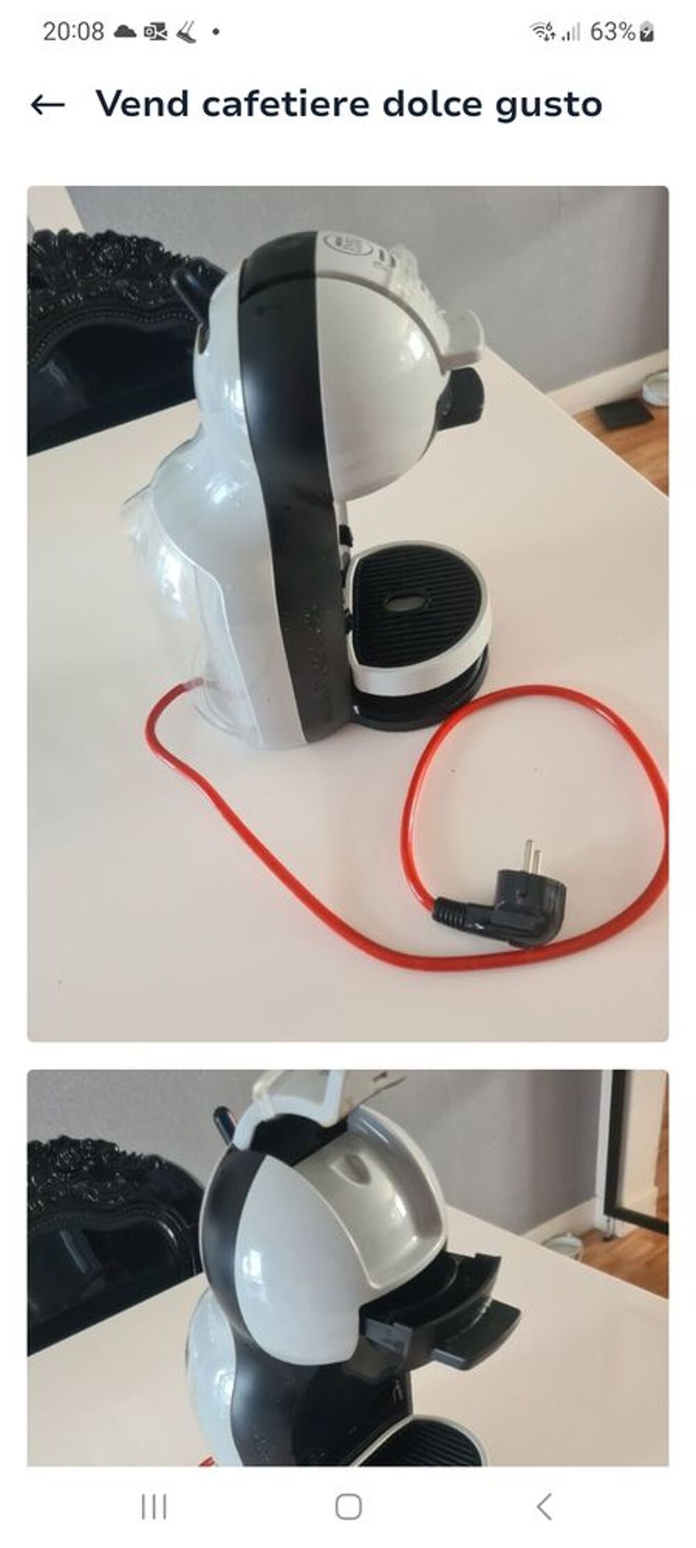 Cafetiere dolce gusto Electroménager