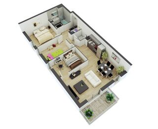  Appartement à vendre 3/4 pièces 107 m²