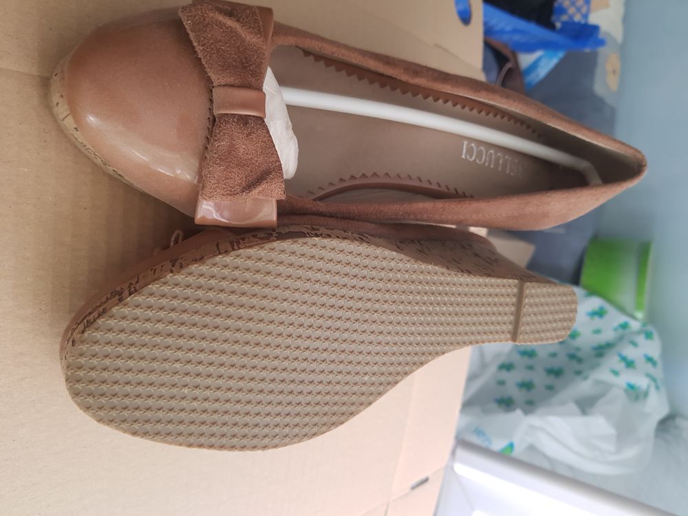 mocassins &agrave; talons compens&eacute;s Chaussures