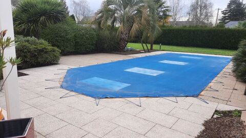 BACHE D HIVERNAGE POUR PISCINE 9X4 0 Treillires (44)