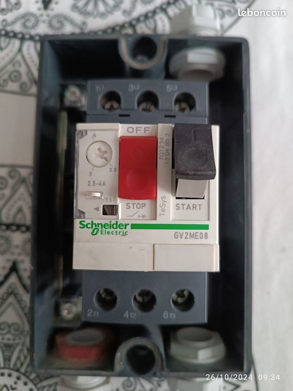 Disjoncteur thermique Schneider Bricolage