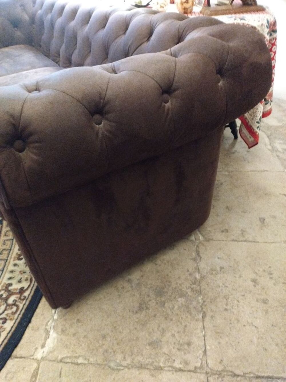 Canap&eacute; Chesterfield 3 places Meubles