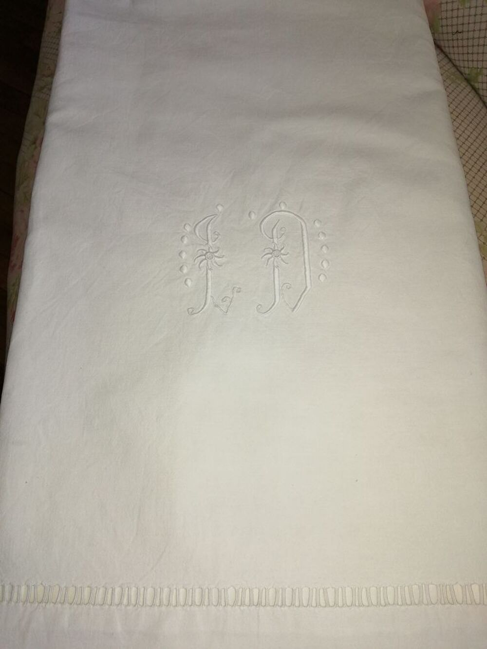 Drap monogramme Décoration