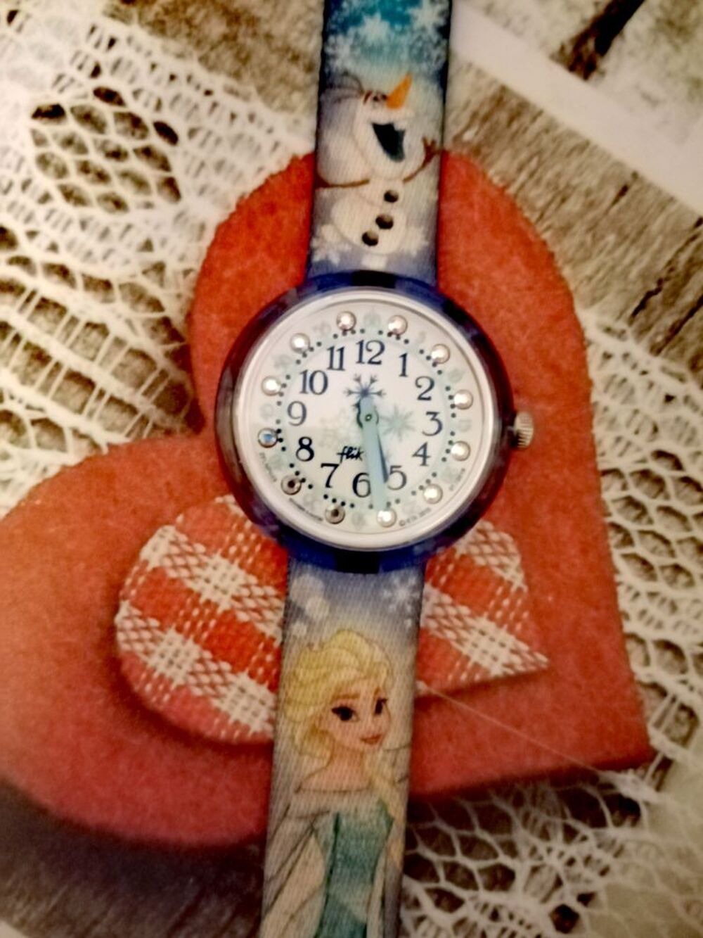 Montre reine des neiges swatch clearance