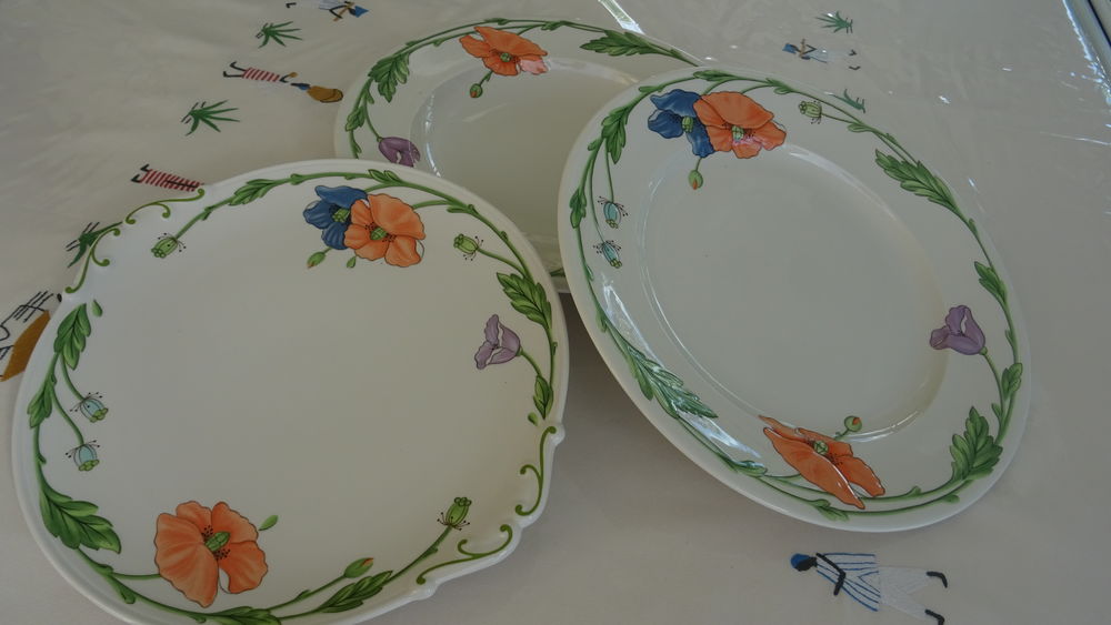 Service de table Villeroy &amp; Boch, mod&egrave;le vintage Amapola Cuisine