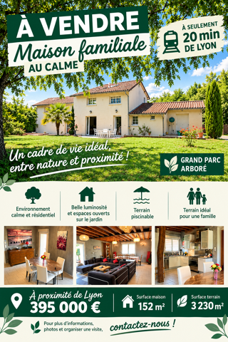  Maison à vendre 5 pièces 156 m²
