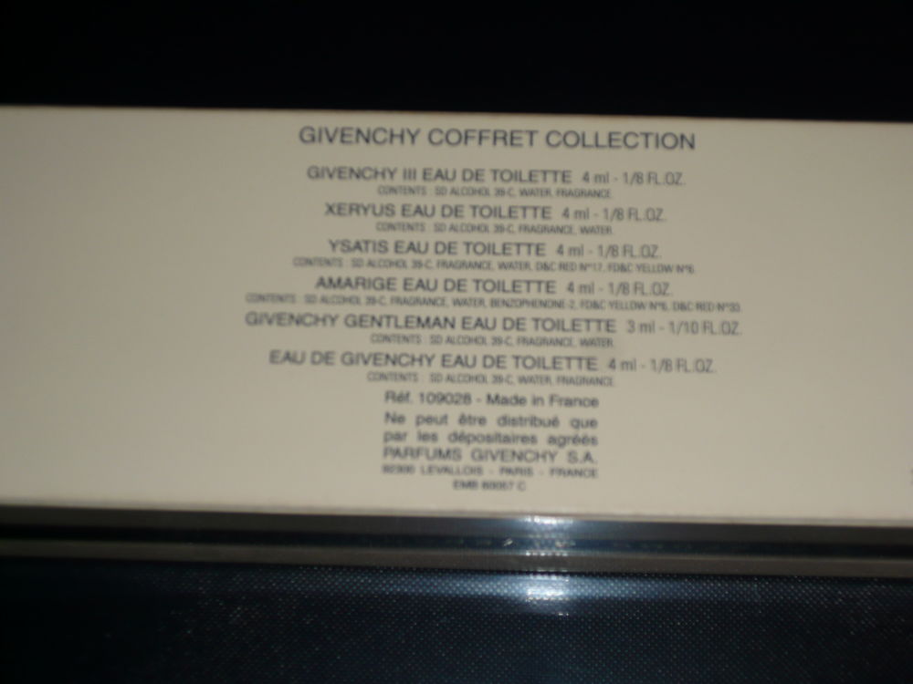 Miniatures de parfum en coffret 