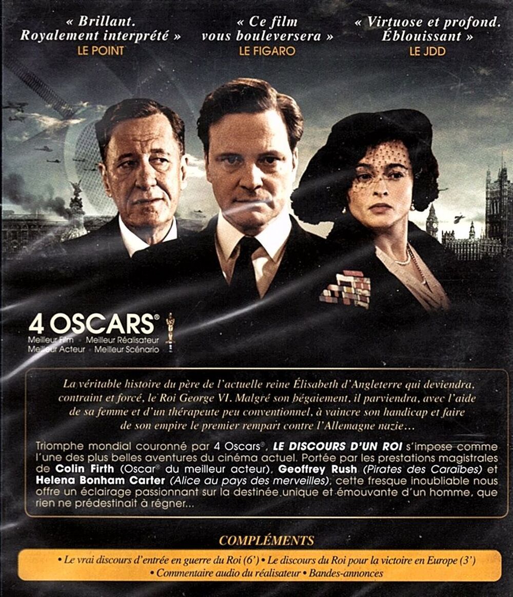LE DISCOURS D'UN ROI format : DVD &eacute;tat neuf DVD et blu-ray