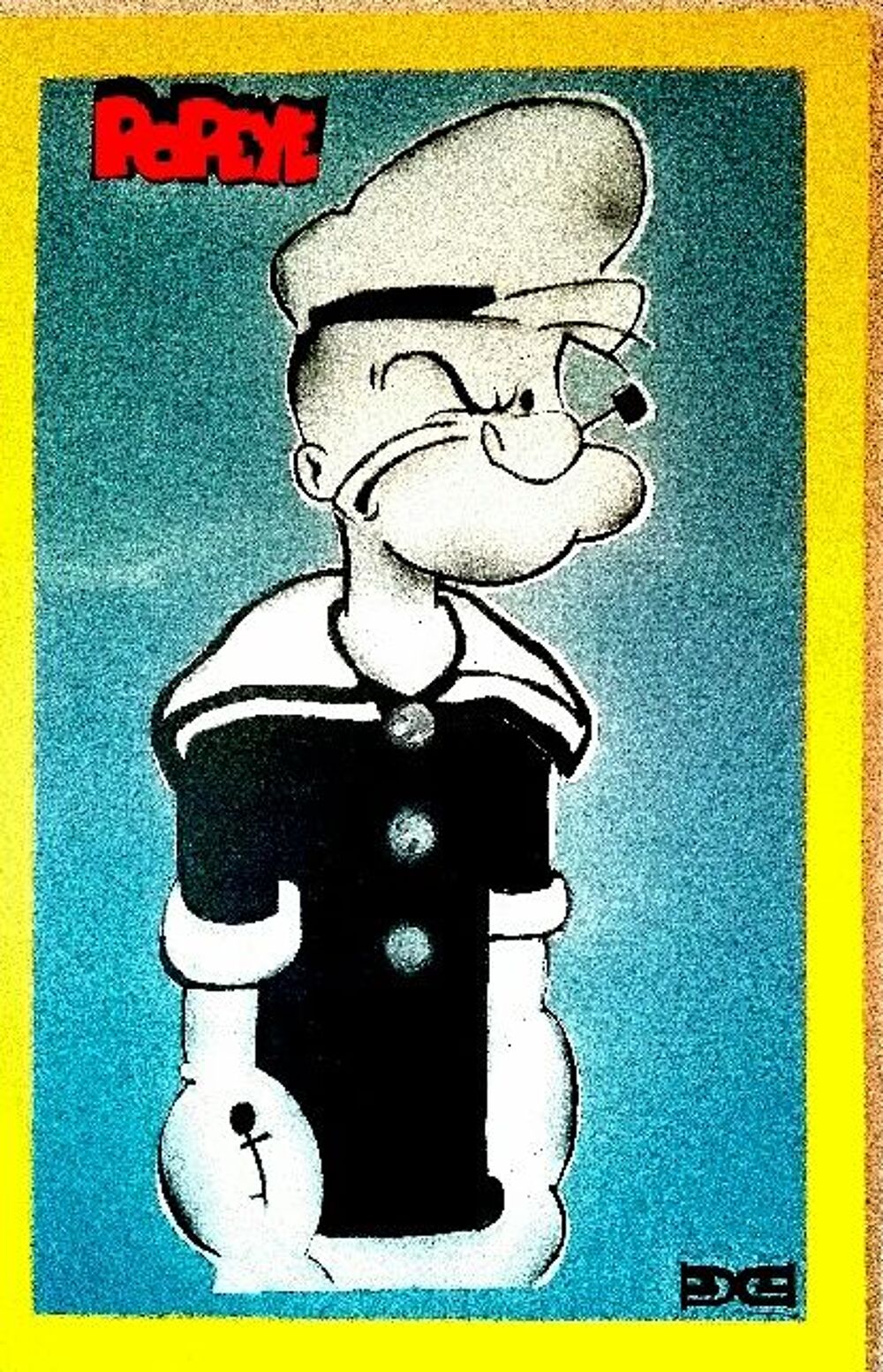 Tableau Street Art / Popeye Décoration