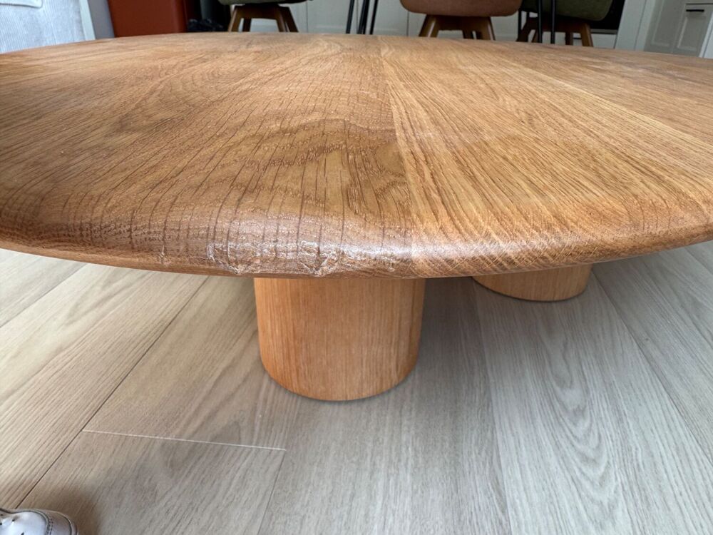 Table basse en ch&ecirc;ne AMPM Meubles