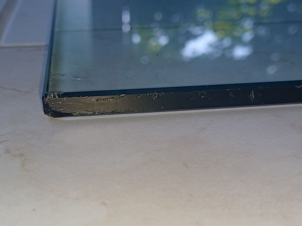 Plateau ou table en verre tremp&eacute; Décoration