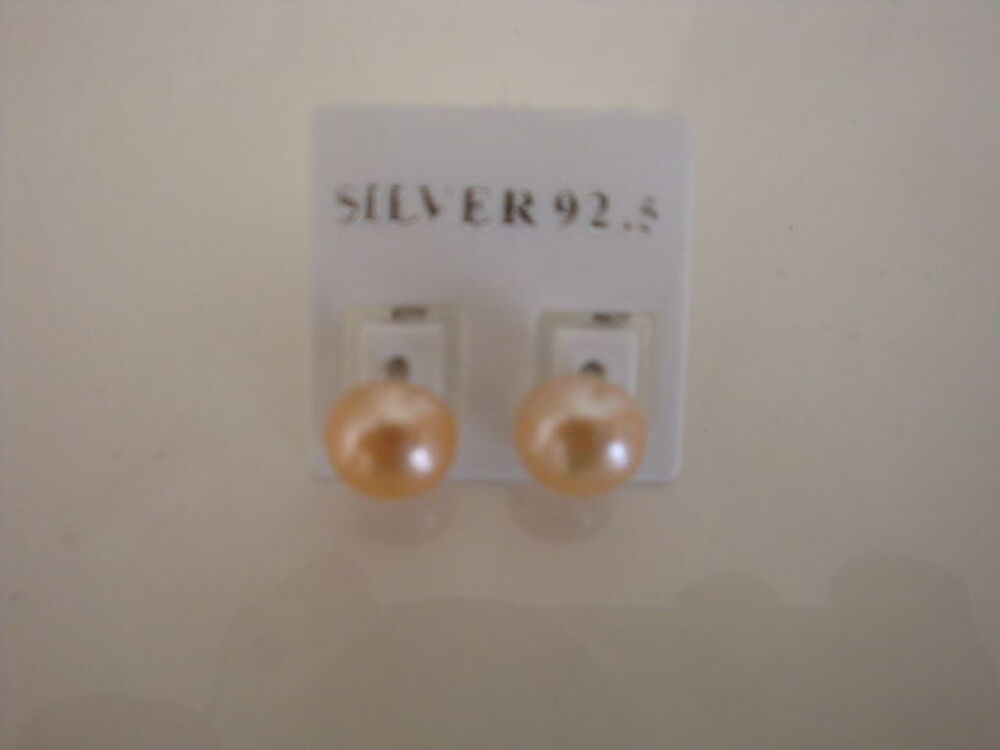Boucle d'oreilles perles de culture d'eau douce Bijoux et montres