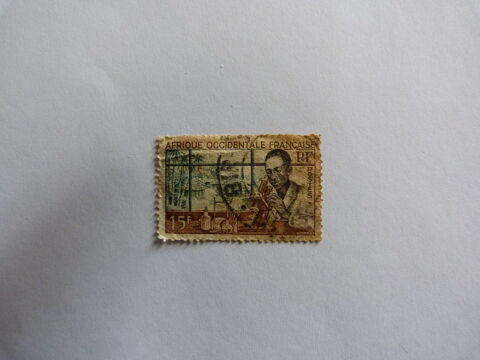 timbres d'Afrique Occidentale Franaise. 0 Pleslin-Trigavou (22)