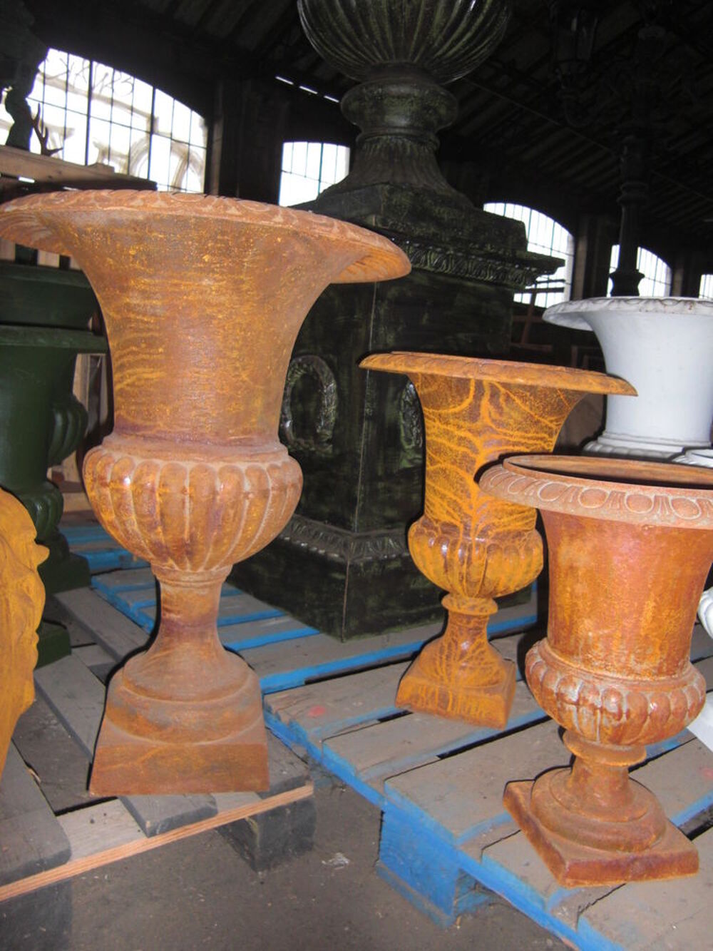 Vase M&eacute;dicis en fonte Décoration