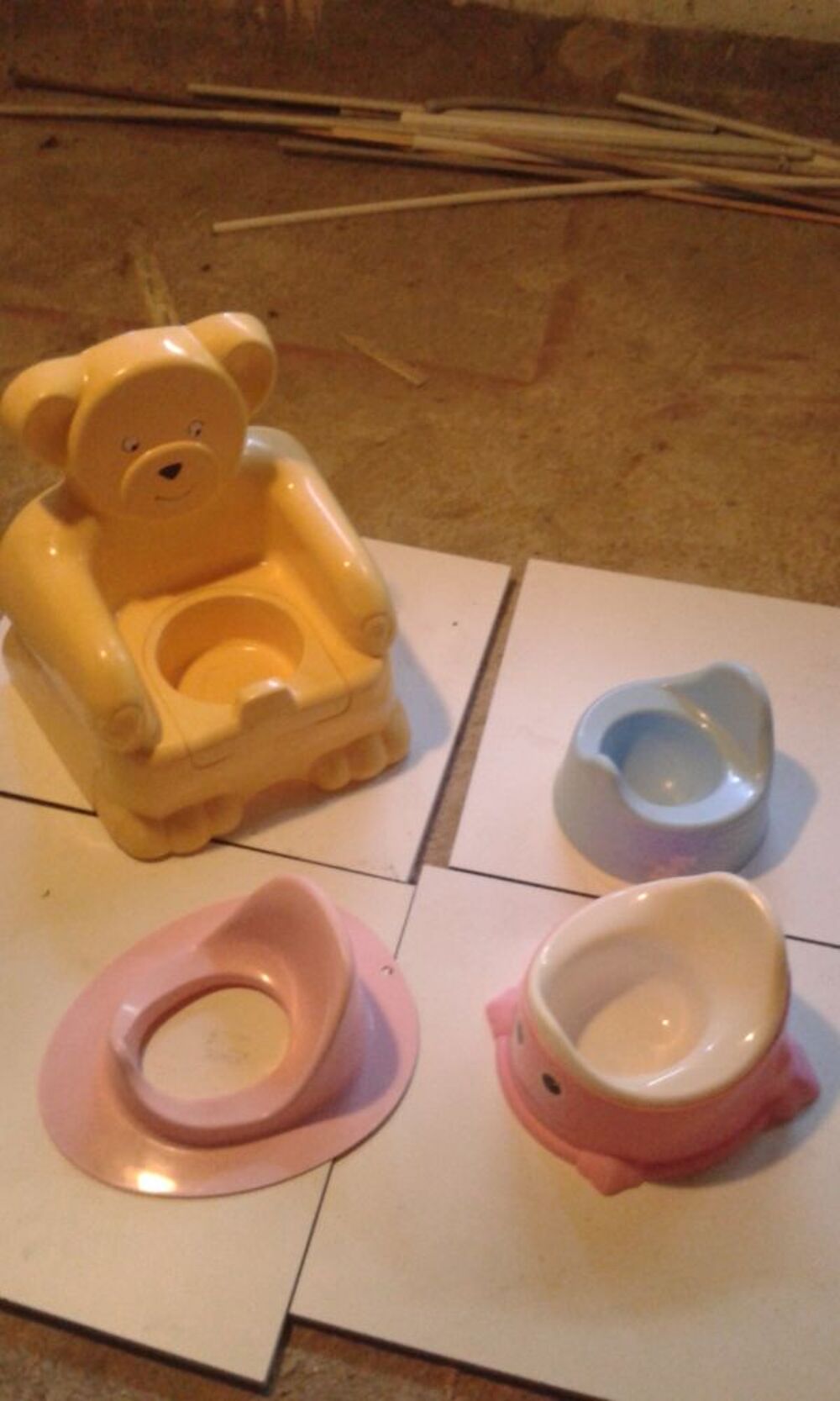 lot de x3 pot bebe Puériculture