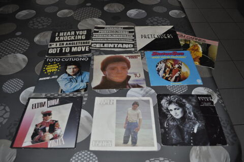 Lot de 45 tours vinyles avec  Bonnie Tyler  10 Perreuil (71)