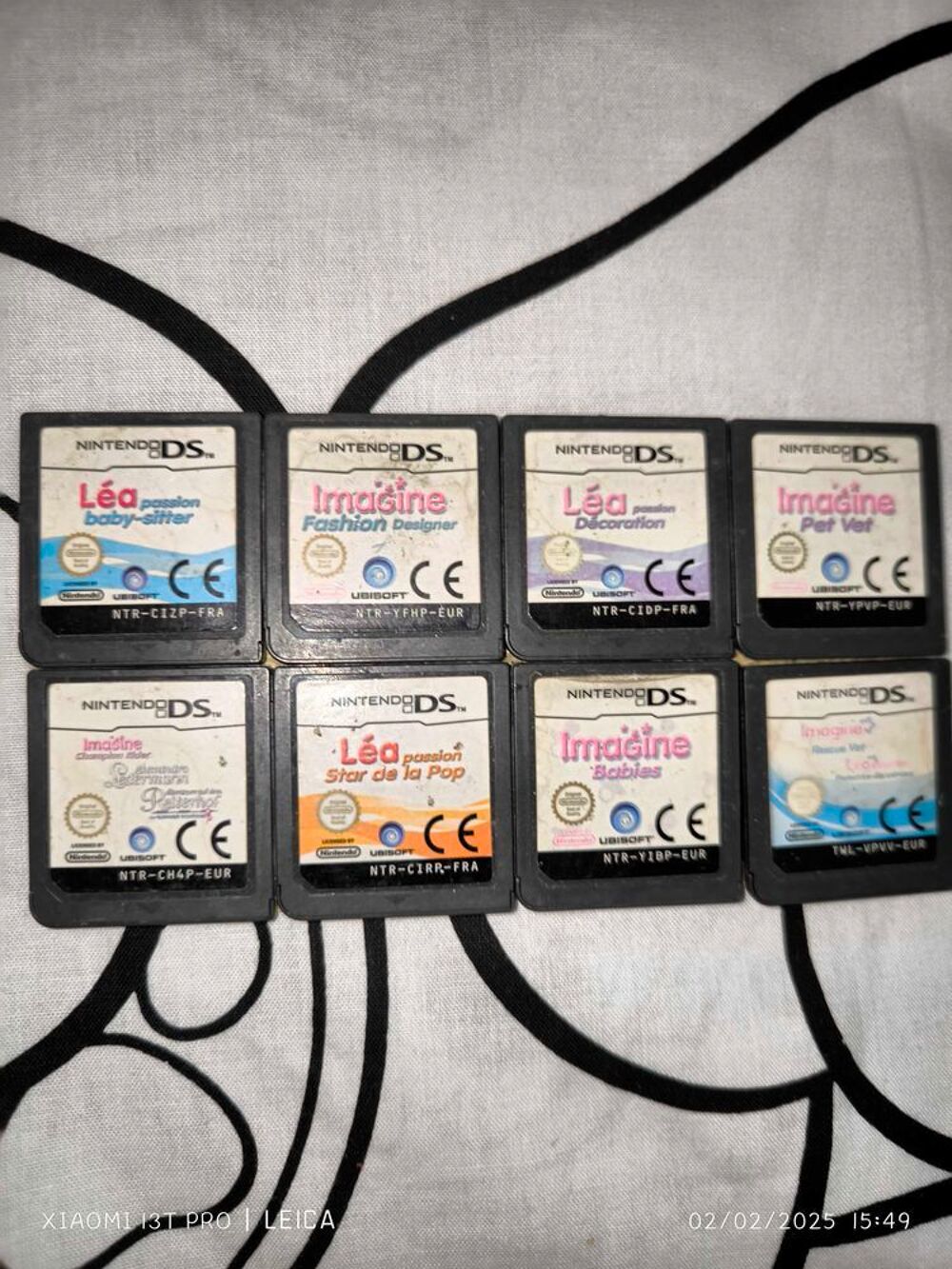jeu Nintendo ds sans bo&icirc;te Consoles et jeux vidos