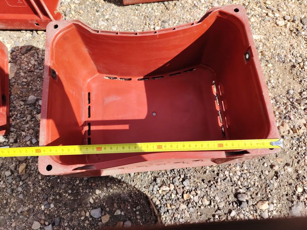 Caisses plastiques transport 30x40xh21 alibert Bricolage
