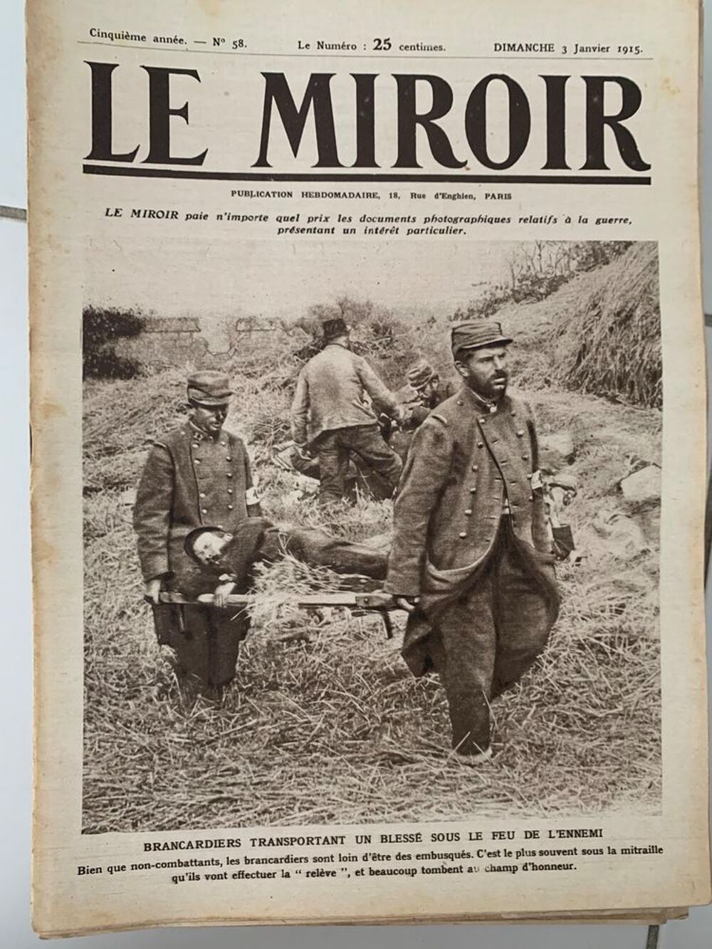journaux Le Miroir 