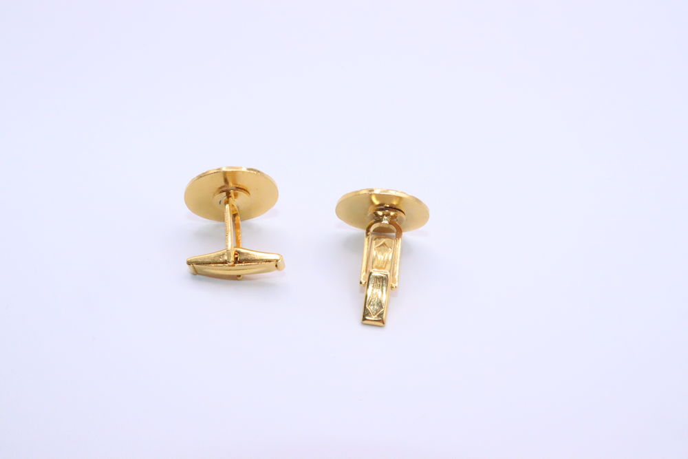 Super boutons de manchette rondes "Table ronde"
Bijoux et montres