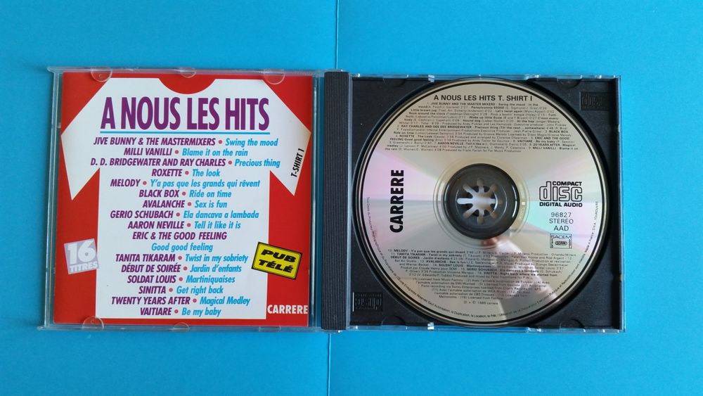 A NOUS LES HITS CD et vinyles