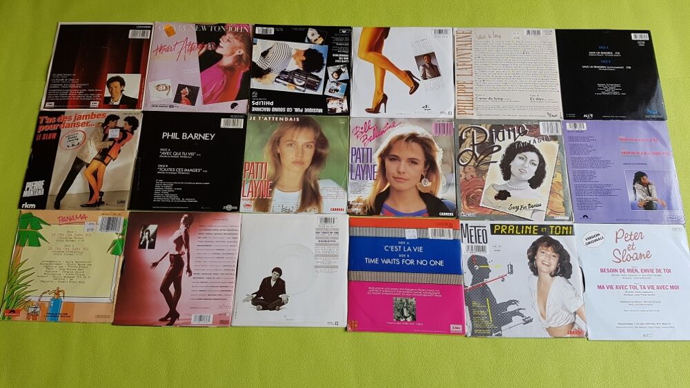 LES 45T PHOTO 7 CD et vinyles
