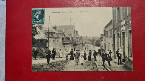 pa du 80 - AIRAINES    Le Bas de la rue Tripier (animation 9.5 Lucheux (80)