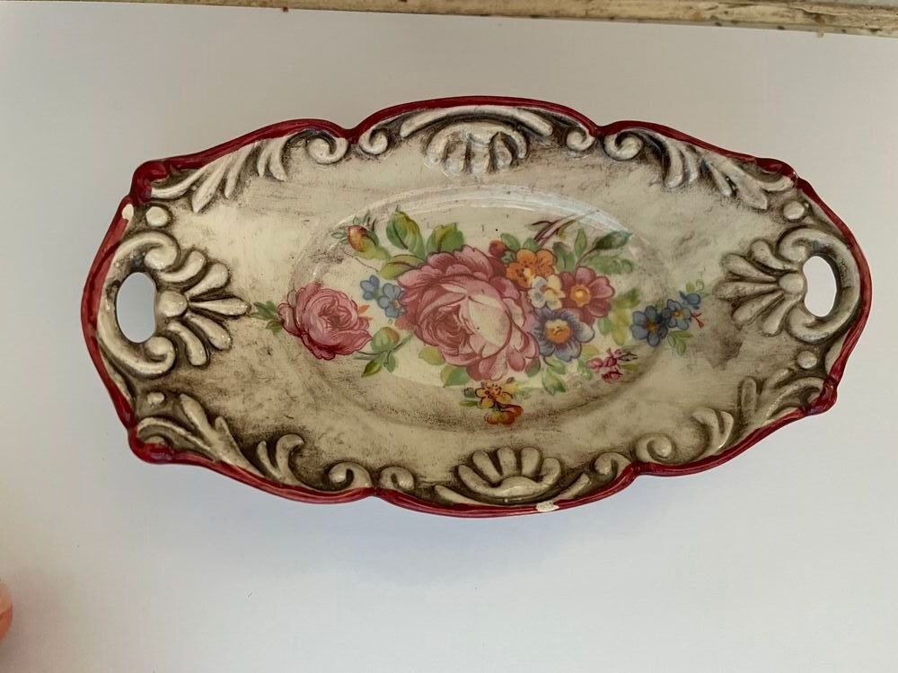 Petit assiette ancien porte bagues porcelaine 