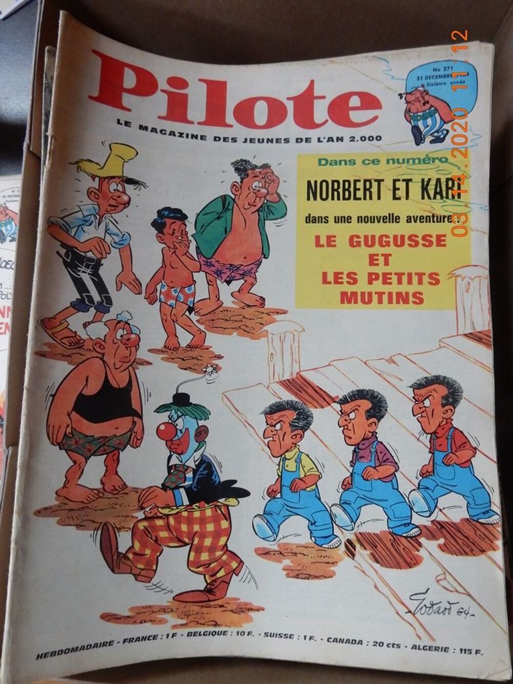 Revue Pilote Livres et BD